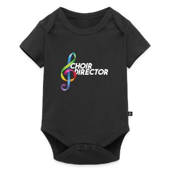 Choir Director Clef Music Chorus Choral Conductor - Baby Premium short-sleeve bodysuit - black - Front