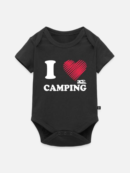 Camper - Baby Premium Kurzarmbody - Schwarz