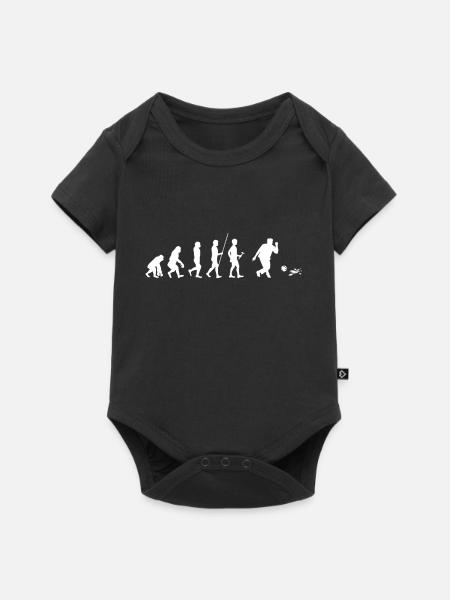 Bowling - Baby Premium Kurzarmbody - Schwarz