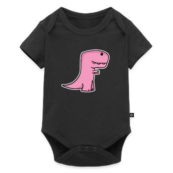 Dinosaurs for children - Baby Premium short-sleeve bodysuit - black - Front