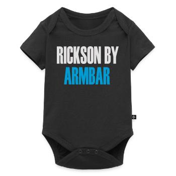 Brésilien Jiu-Jitsu Rickson par Armbar BJJ - Body à manches courtes Premium Bébé - noir - Devant