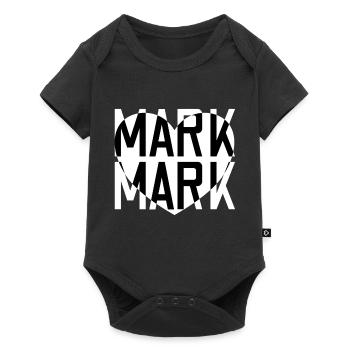 Mark Liebe Übermorgen - Baby Premium Kurzarmbody - Schwarz - Vorne