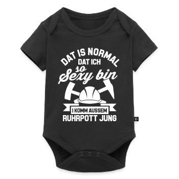 Ruhrpott - Baby Premium Kurzarmbody - Schwarz - Vorne