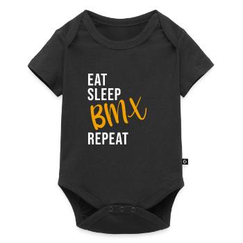 Eat Sleep BMX Repeat - Body à manches courtes Premium Bébé - noir - Devant