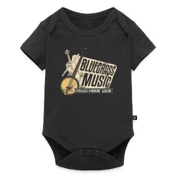 Bluegrass Banjo GuitarS Music - Baby Premium short-sleeve bodysuit - black - Front