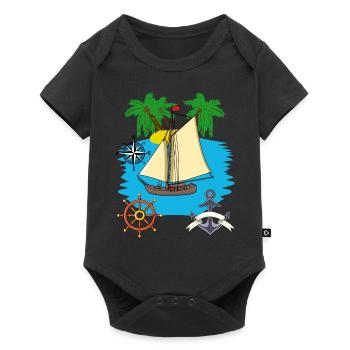 Expedition Adventure Travel Travel Agency Tour - Baby Premium short-sleeve bodysuit - black - Front