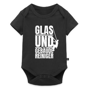 Glas und Gebäudereiniger Geschenkidee job Geschenk - Baby Premium Kurzarmbody - Schwarz - Vorne