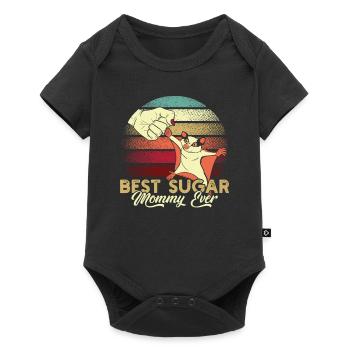 Best Mom Ever Sugar Glider Sugar Mommy Pet Lover - Body à manches courtes Premium Bébé - noir - Devant