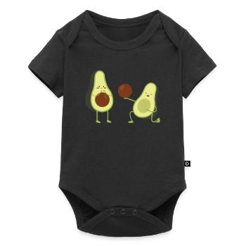 Avocado Marriage Proposal Romantic Vegan Veggie - Baby Premium short-sleeve bodysuit - black - Front