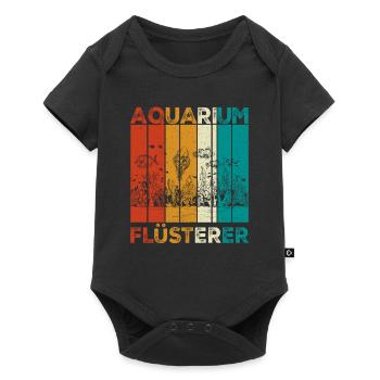Aquarianer Aquarium lustige Sprüche - Baby Premium Kurzarmbody - Schwarz - Vorne