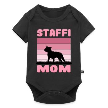 Staffordshire Bull Terrier Mom Mom Mom Dog - Baby Premium short-sleeve bodysuit - black - Front