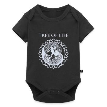 Tree of life - Baby Premium short-sleeve bodysuit - black - Front