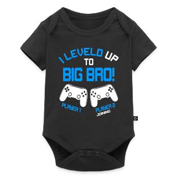 Enfin Big Bro - Video Games Gaming Frère - Body à manches courtes Premium Bébé - noir - Devant