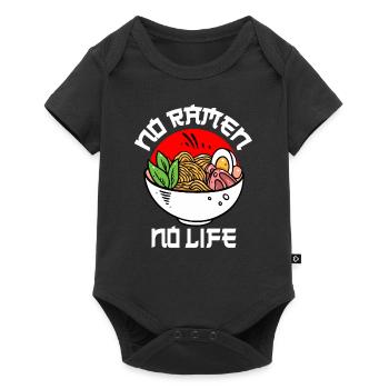 No ramen no life Anime Japon Nouilles Sushi Manga - Body à manches courtes Premium Bébé - noir - Devant
