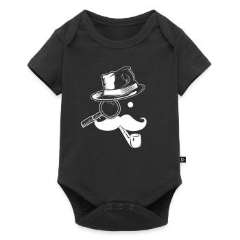 Detective, Children, - Baby Premium short-sleeve bodysuit - black - Front