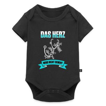 The Heart Becomes Not Dement for a Geriatric Nurse - Baby Premium short-sleeve bodysuit - black - Front