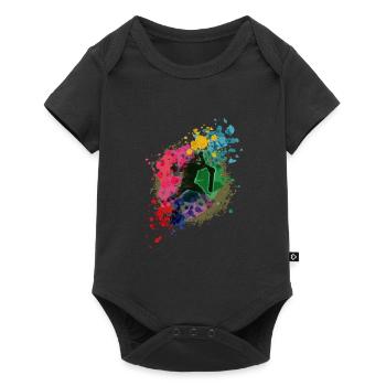 Scooter Tretroller Stunts Skatepark - Baby Premium short-sleeve bodysuit - black - Front