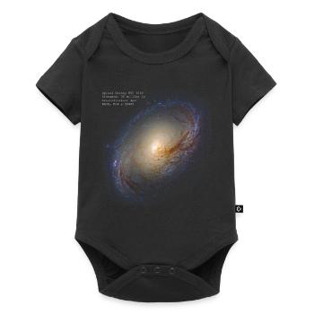 Spiral Galaxy NGC 3368 - Baby Premium short-sleeve bodysuit - black - Front
