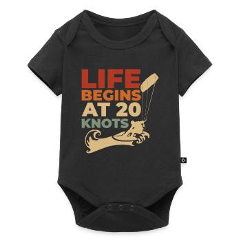 Kitesurfing Love Kite Surfer Gifts Kiter - Baby Premium short-sleeve bodysuit - black - Front