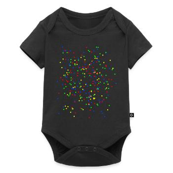 Confetti Colorful - Baby Premium short-sleeve bodysuit - black - Front