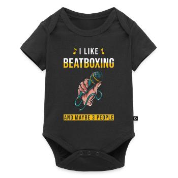 Beatbox Beatboxer Beatboxing Saying - Baby Premium short-sleeve bodysuit - black - Front