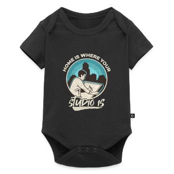 Architecture Nerd Saying for an Architect - Baby Premium short-sleeve bodysuit - black - Front