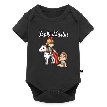 Sankt Martin St Martin - Baby Premium Kurzarmbody - Schwarz - Vorne