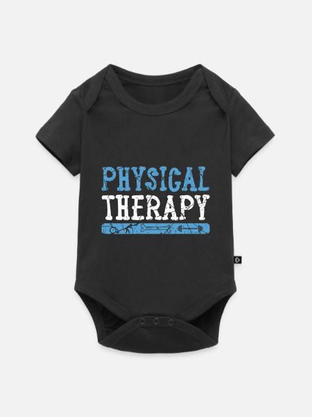 Physiotherapeut Beruf - Baby Premium Kurzarmbody - Schwarz