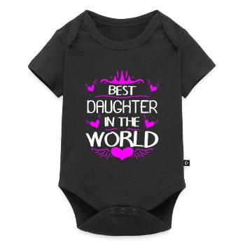 Best Daughter in the World - Baby Premium short-sleeve bodysuit - black - Front