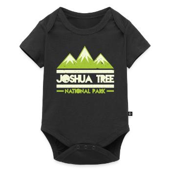 Joshua Tree National Park Retro Vintage - Baby Premium short-sleeve bodysuit - black - Front