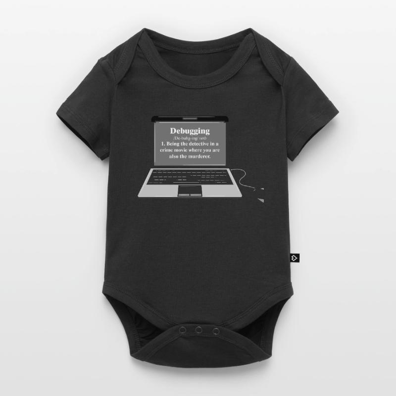 Lustiges Computer Debugging Programmierer Design Baby Premium Kurzarmbody