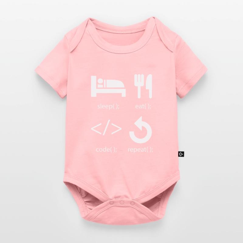 Programmer Developer - Eat Sleep Code Repeat Baby Premium short-sleeve bodysuit
