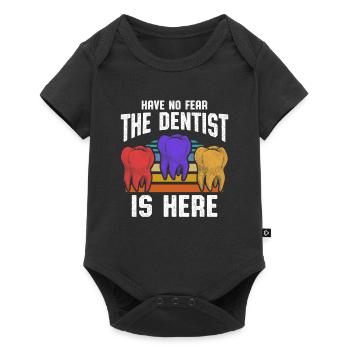 dentist - Baby Premium short-sleeve bodysuit - black - Front