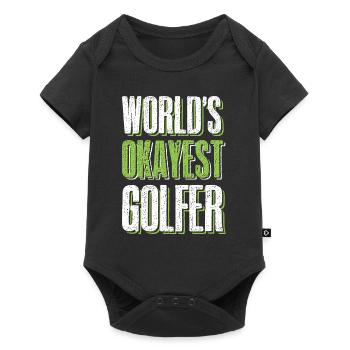 golf golf - Body à manches courtes Premium Bébé - noir - Devant