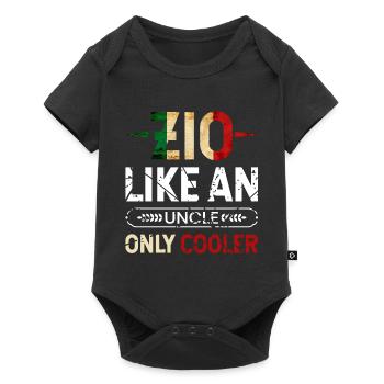 Zio like an uncle only cooler - Baby Premium short-sleeve bodysuit - black - Front