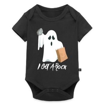 I Got A Rock Ghost - Body à manches courtes Premium Bébé - noir - Devant