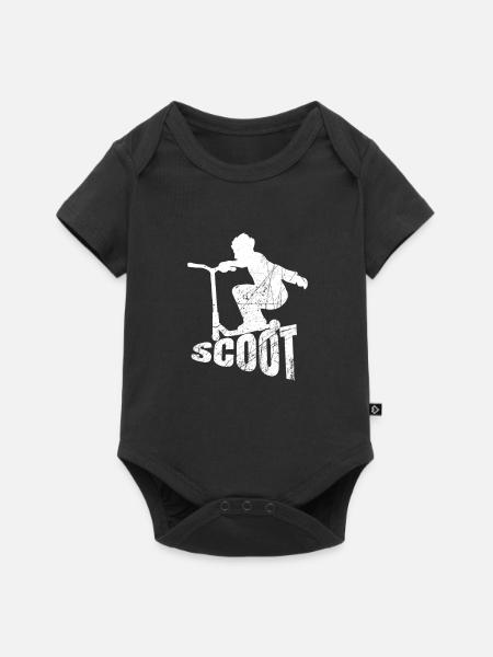 Scooter Scooter E-Scooter Scater - Body à manches courtes Premium Bébé - noir