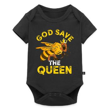 Bee Beekeeper Bumblebee Zeidler Honey Gift Honeycomb - Baby Premium short-sleeve bodysuit - black - Front