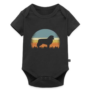 Berger australien de berger australien - Body à manches courtes Premium Bébé - noir - Devant