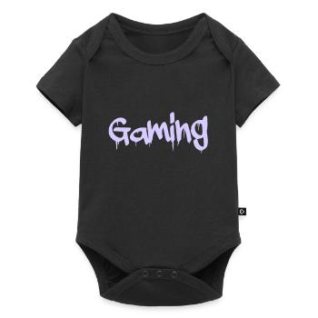 gaming - Baby Premium Kurzarmbody - Schwarz - Vorne