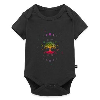 Yggdrasil Tree Of Life Greek Mythology Astrology - Body à manches courtes Premium Bébé - noir - Devant