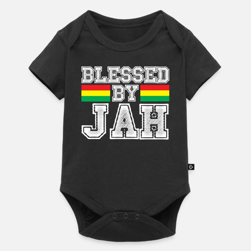 Reggae blessed - Baby Premium short-sleeve bodysuit - black