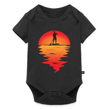SUP Stand Up Paddle Board Standup Paddeling - Body à manches courtes Premium Bébé - noir - Devant