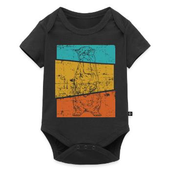 Water Marten Animal Gift Otter Otter - Baby Premium short-sleeve bodysuit - black - Front
