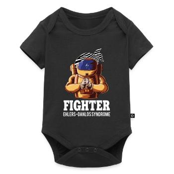 Ehlers Danlos Syndrome EDS Awareness Gift Warrior - Baby Premium short-sleeve bodysuit - black - Front