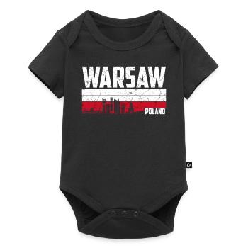 Warsaw Poland - Baby Premium short-sleeve bodysuit - black - Front