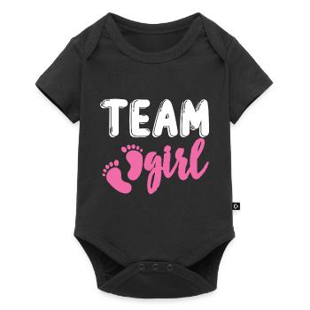 Team Girl Gender Reveal Design for growing parents - Body à manches courtes Premium Bébé - noir - Devant