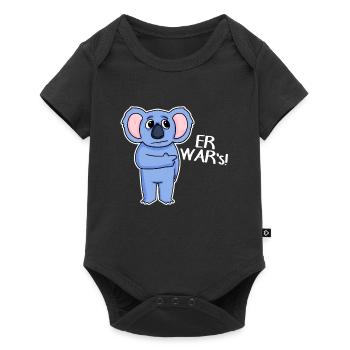 Koala drôle - C’était lui - Body à manches courtes Premium Bébé - noir - Devant