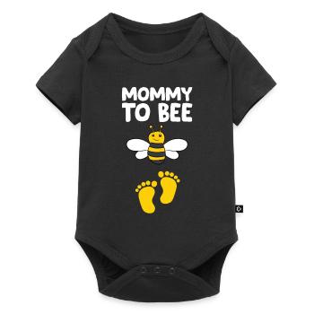 Funny Bee Lover Mommy To Bee Pregnancy - Baby Premium short-sleeve bodysuit - black - Front