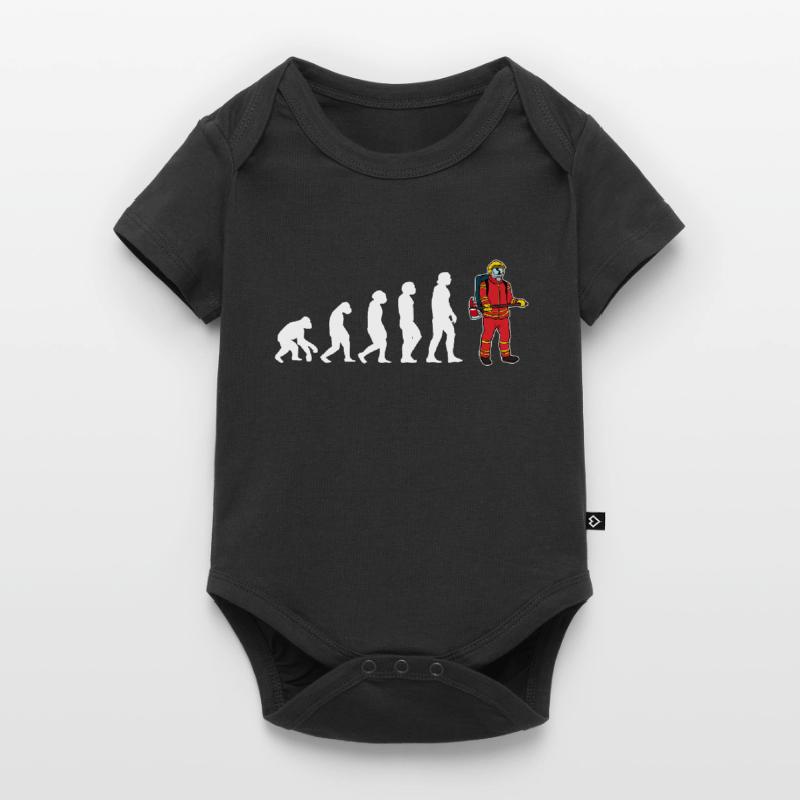 Evolution Firefighter Fire Brigade Baby Premium short-sleeve bodysuit